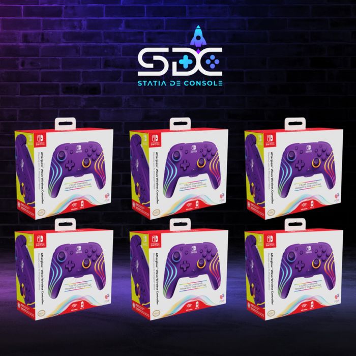 NOU Controller/Maneta/Joystick NINTENDO Switch Aferglow Wave RGB LED