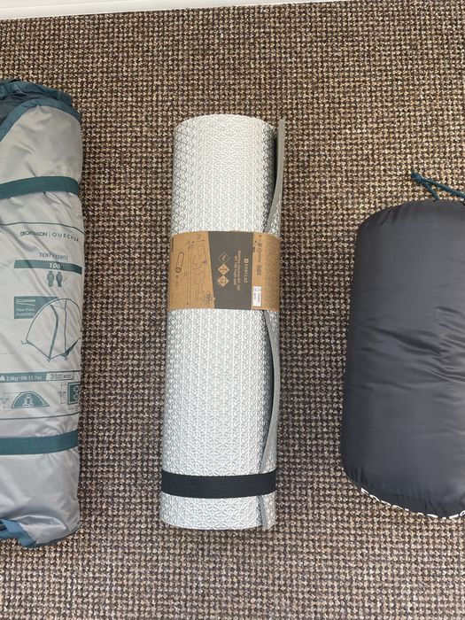 Set cort, saltea si sac de dormit pt camping, festivaluri