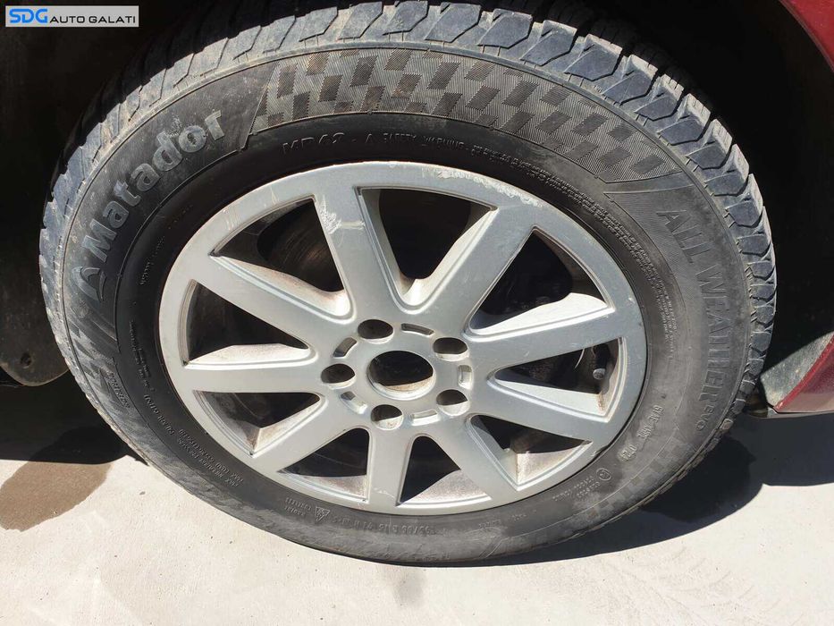 Set 4 Jante Janta Roata Roti Aluminiu 195 65 15 R15 Volkswagen Caddy 2003 - 2015 (anvelope all season dot 2024) [Q2712]