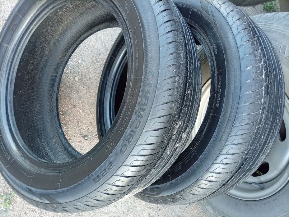 Продам шины 205×55×16