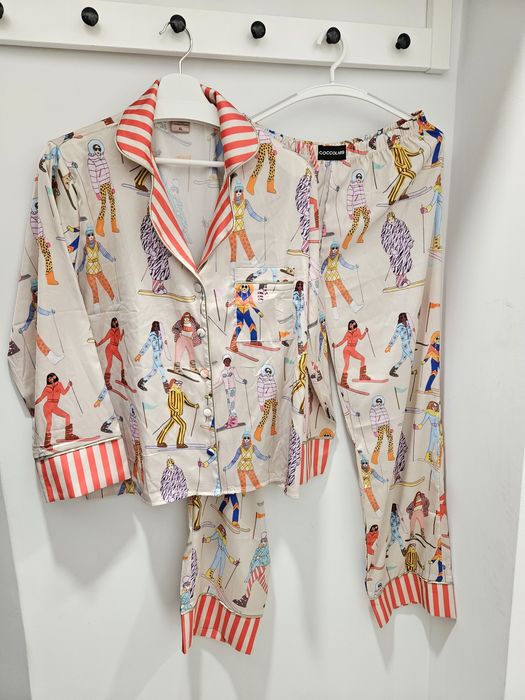 Сатенена пижама XL