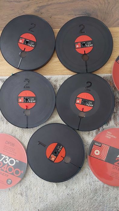 Кассеты  катушки Maxell  BASF  бобины  наб адаптеры Akai