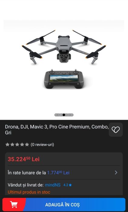DRONA Dji Mavic 3 Pro Cine Premium COMBO