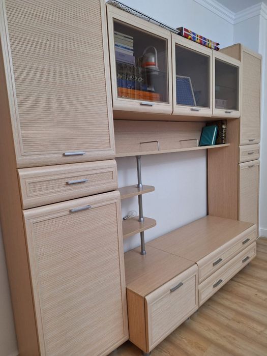 Стена в зал , полка , мебель