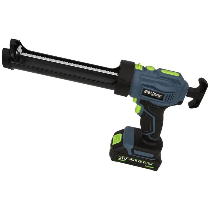 Pistol pentru silicon cu acumulator, 21V, 2500 mAh, capacitate 300 ml,