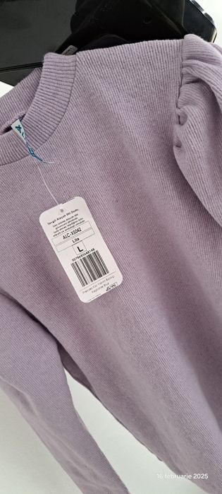 Pulover bumbac lila