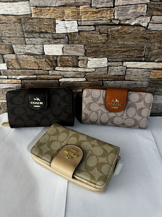 Дамски портмонета Coach , Guess , Hermes , Karl