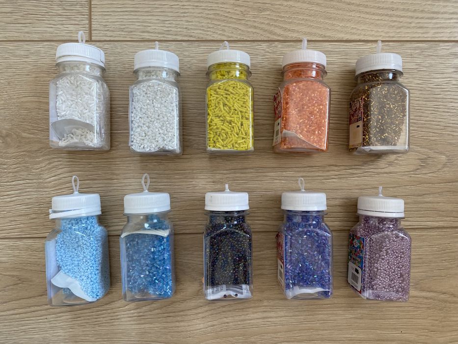 Бисер стеклярус