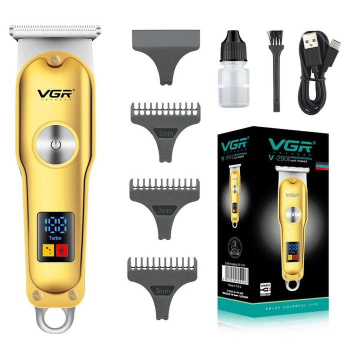 Soch va soqol olish uchun VGR V-290 Metall korpusli trimmer