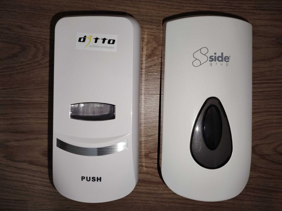 Dispenser / Dozator Sapun lichid , 900 ml , alb  , NOU