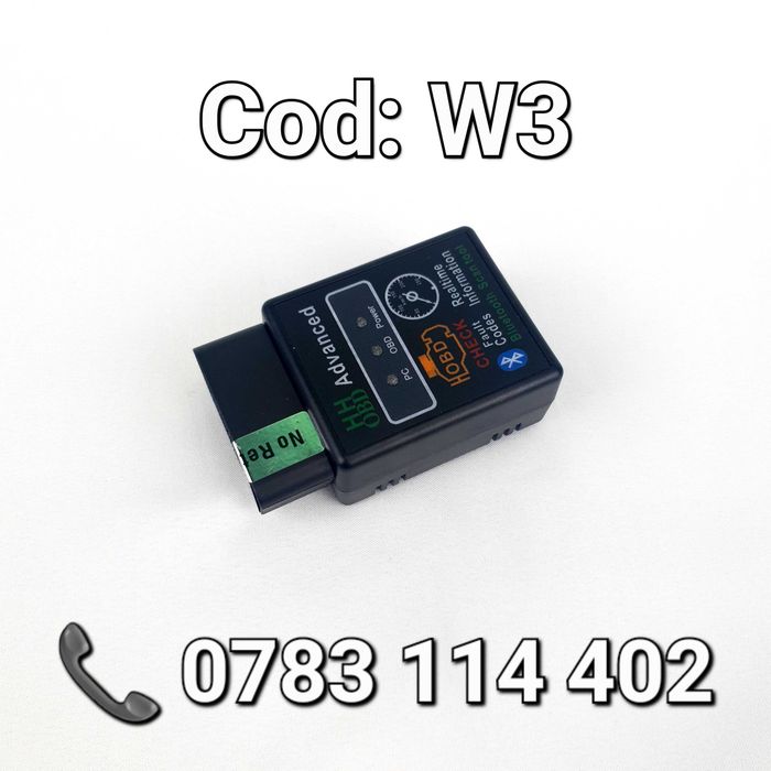 ELM327-OBD2-Bluetooth-Advanced-Diagnoza Auto Portabila-Tester PRO - W3