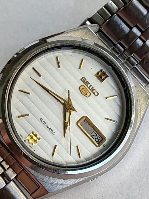 Ceas Seiko Automatic Calendar Cadran liniat 38 mm