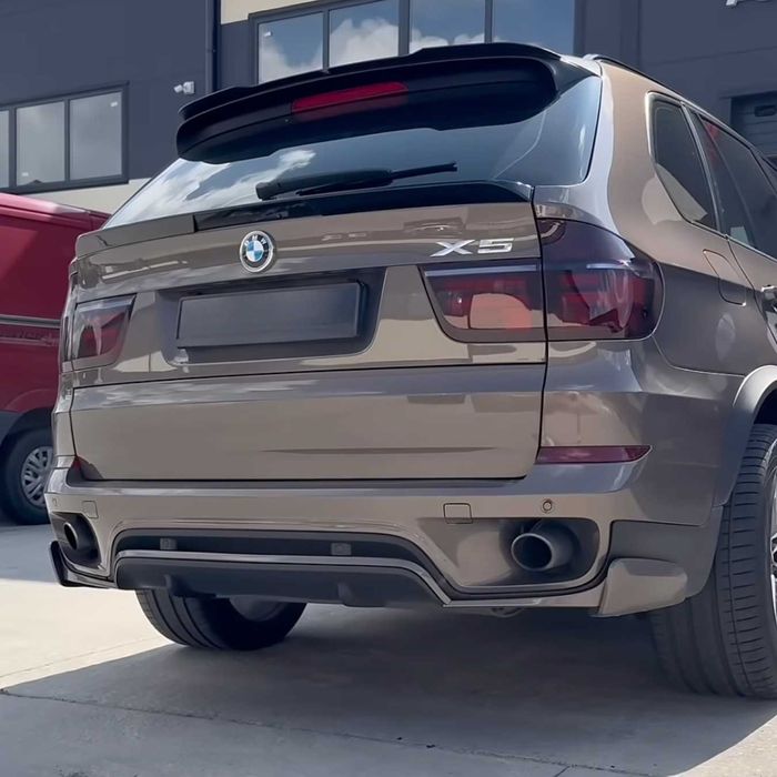 Mid спойлер за BMW X5 E70 (2007–2013) – Черен гланц (Gloss Black), бмв е70 х5, тунинг