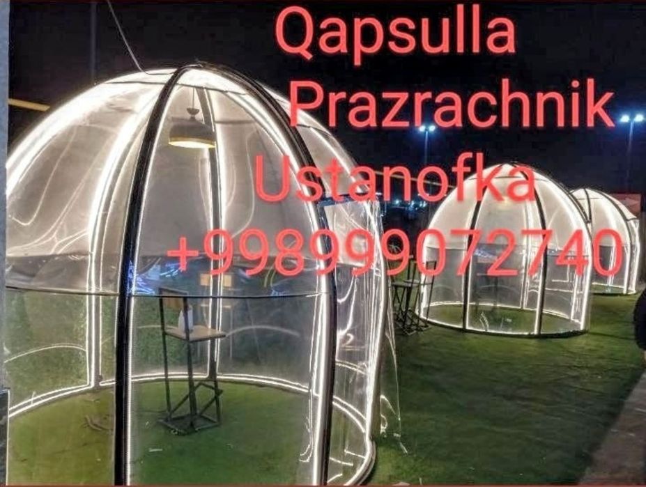 Prazrachniy kapsula ustanovka