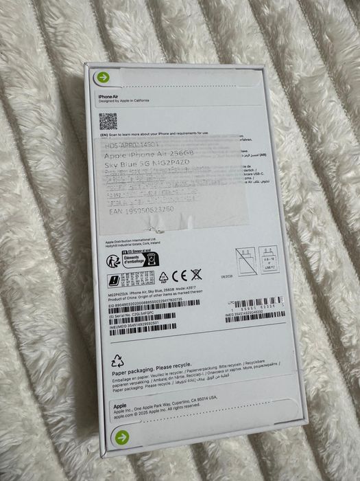 Iphone 17 air 256 gb nou sigilat