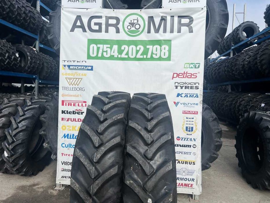 Cauciucuri cu 10 pliuri 13.6-38 noi cu garantie pentru tractor U650