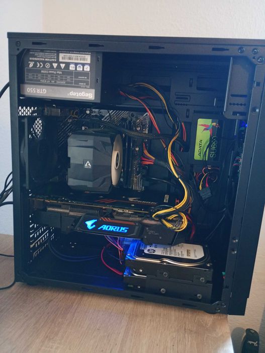 Carcasa PC Segotep V5 Black (suporta 6 ventilatoare)