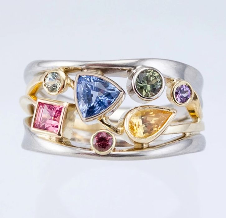 Дамски посребрени пръстени