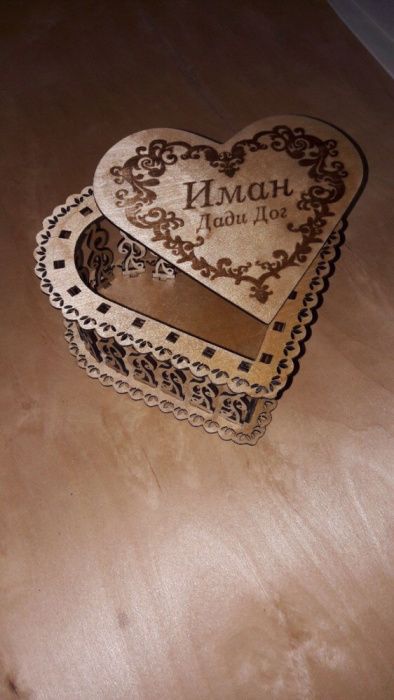 Новогодние коробки и шкатулки. Натуральный материал. Дерево - фанера.