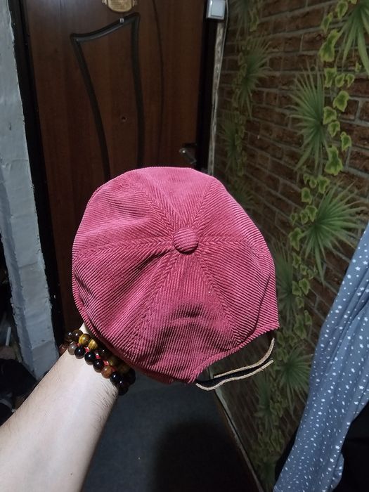 Шапка бини вельвет