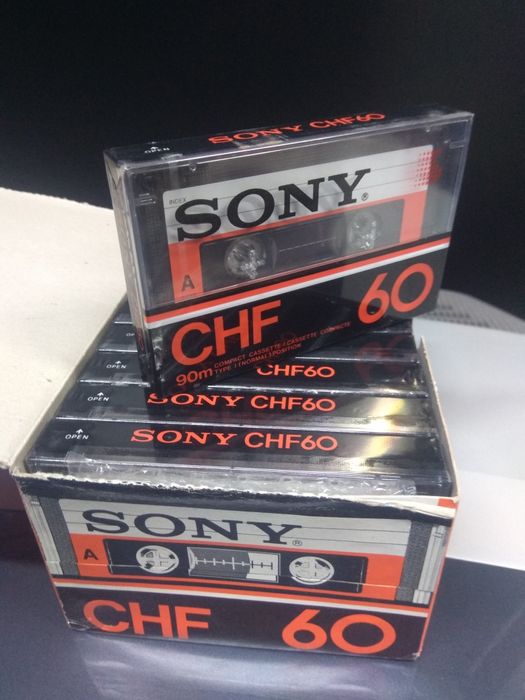 Аудиокассеты Sony CHF60 новые