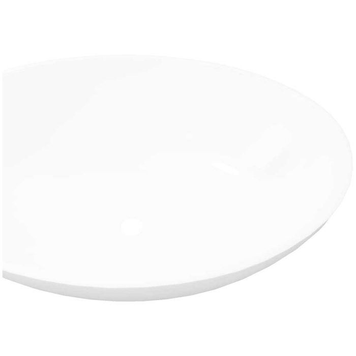 Lavoar oval 40x33 cm ceramică, alb VidaXL
