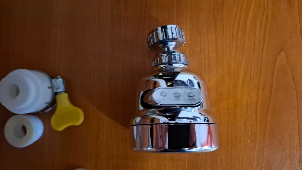 Cap robinet pentru baterie chiuvetă cu 3 funcții, rotație 360 grade