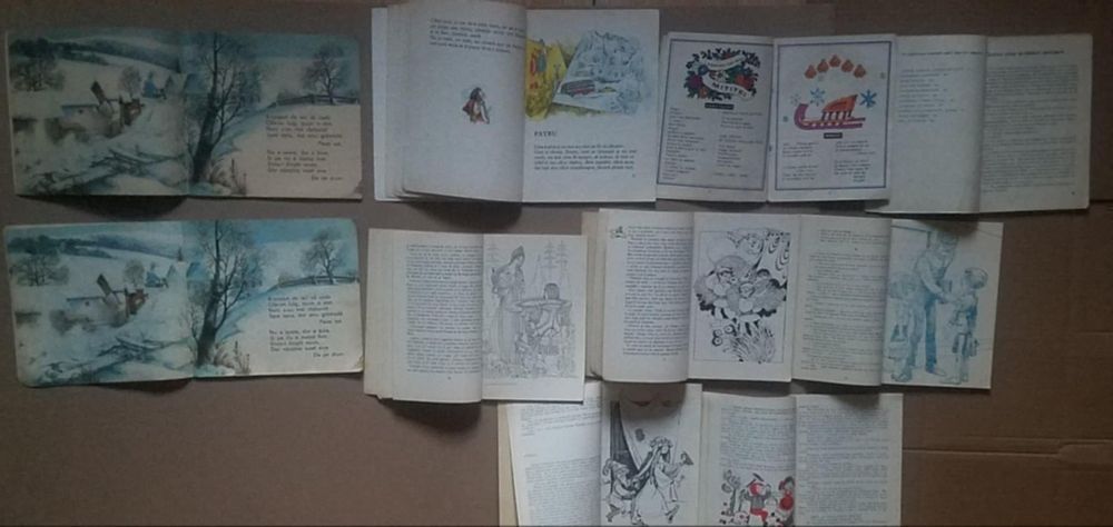 Carti vechi copii Iarna pe ulita Baba Iarna Srmilda Morcoveata Urechea