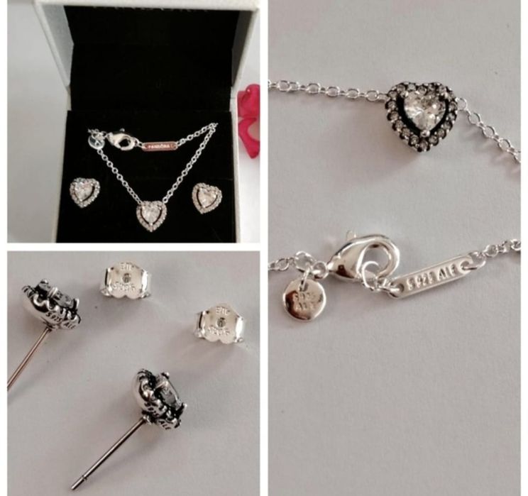 Set Nou Pandora Moments Timeless Inimă argint S925Ale