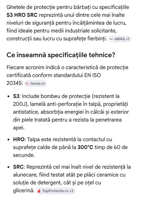 Ghete protecție bărbați nr 41