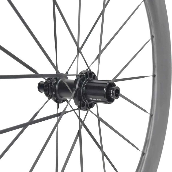 Шоссейные Карбоновые Колеса С Карбоновыми Спицами