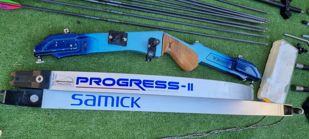 Set arc profesional tir, cu sageti si accesorii