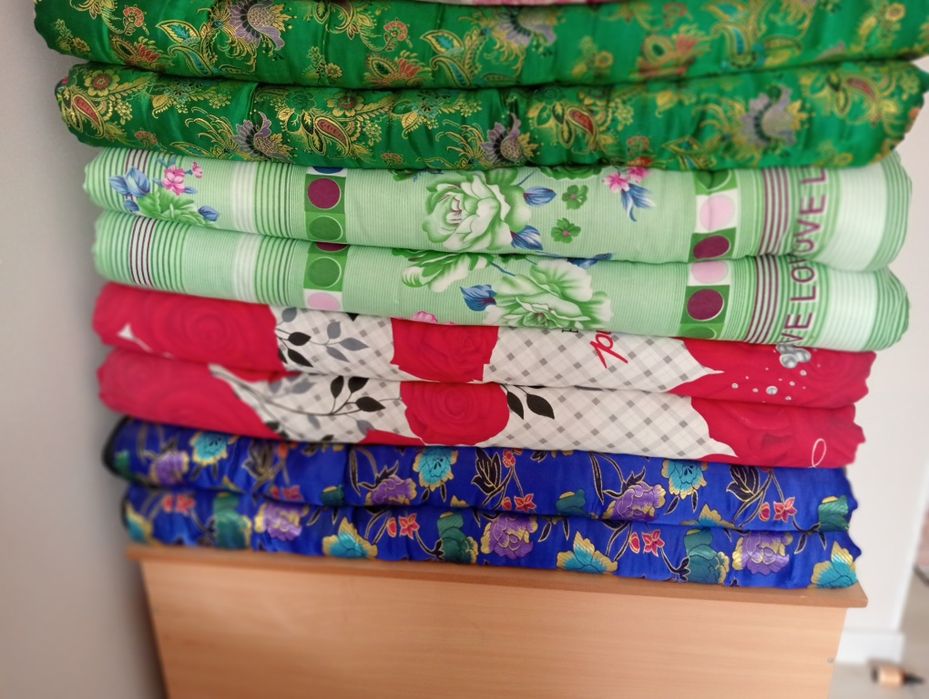 Көрпе жамылғы бу болғанымен қолданылмаған