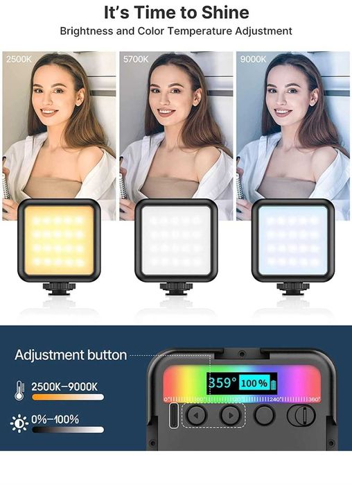 LED Осветление Camera "ULANZI VL49 RGB