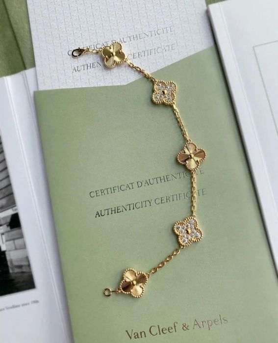 Позлатени гривни Van Cleef & Arpels 750/18K