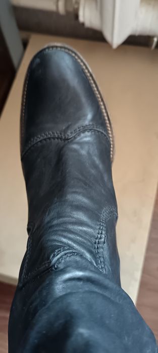 Сапоги 38-39р-р.Италя,кожа
