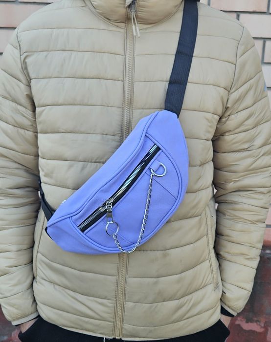 Женская сумка бананка / сумка через плечо / поясная сумка