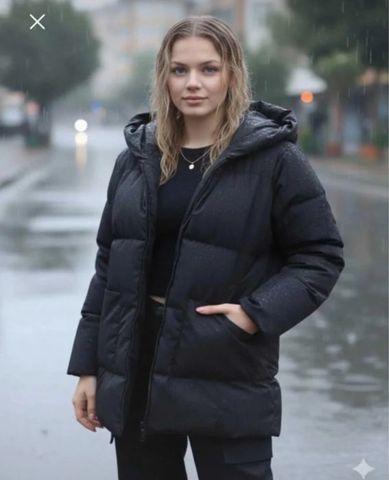 Geacă puffer oversized