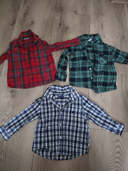 Lot cămăși 92 cm H&M/Original Marines