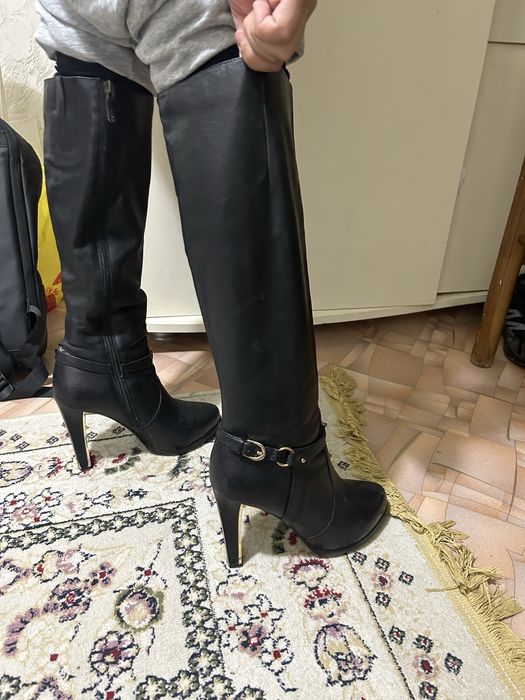 Красивая зимняя одежда 2в1 и в подарок сапоги натуральная кожа