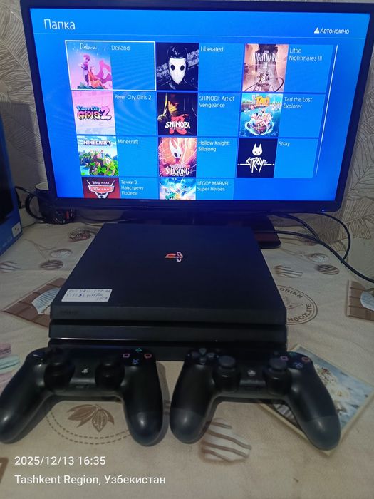 Ps4 PRO 1TB 4K UHD прошитый+35 игры