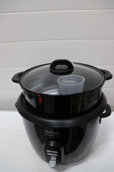 Оризовар Tefal RK103811, 600W, 5л, Функция загряване, Готвене на пара