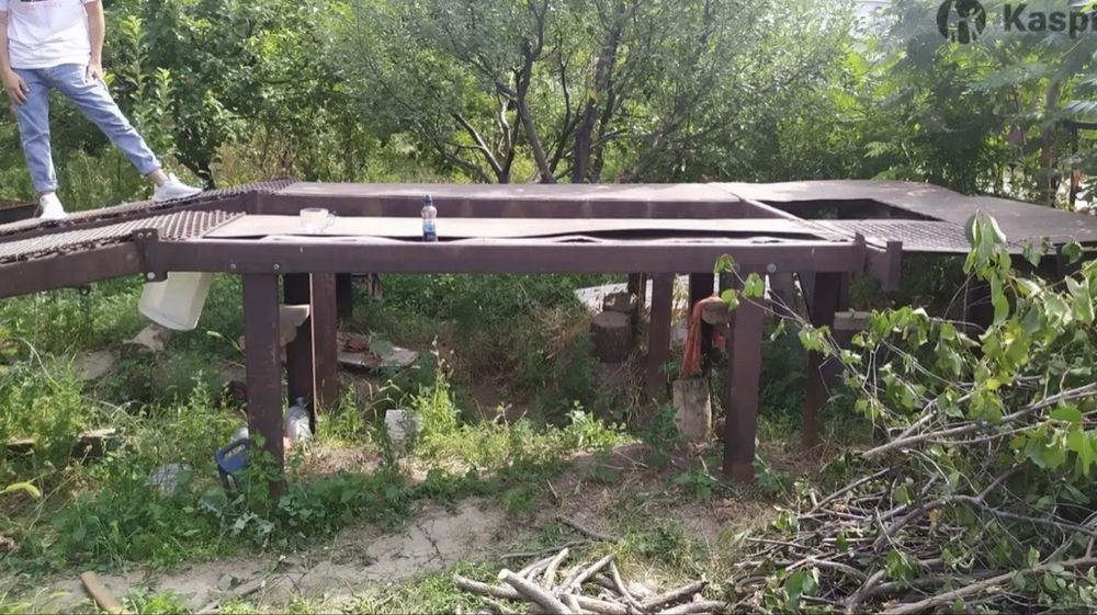 Эстакада из советского металла