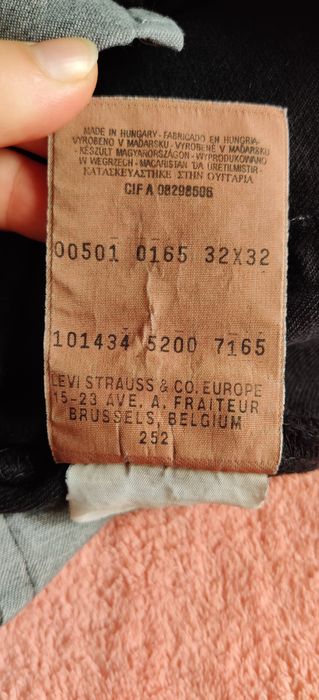 Blugi Levis vintage 501