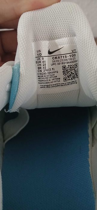 Tn air max plus 3 ,Culoare alb-albastru nr 44