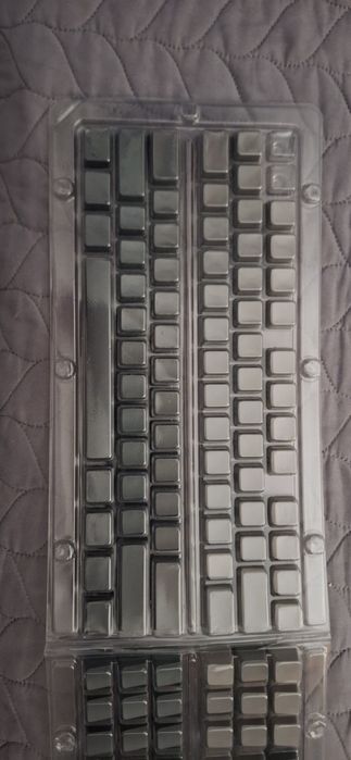 Keycaps side engraved Grey Gradient