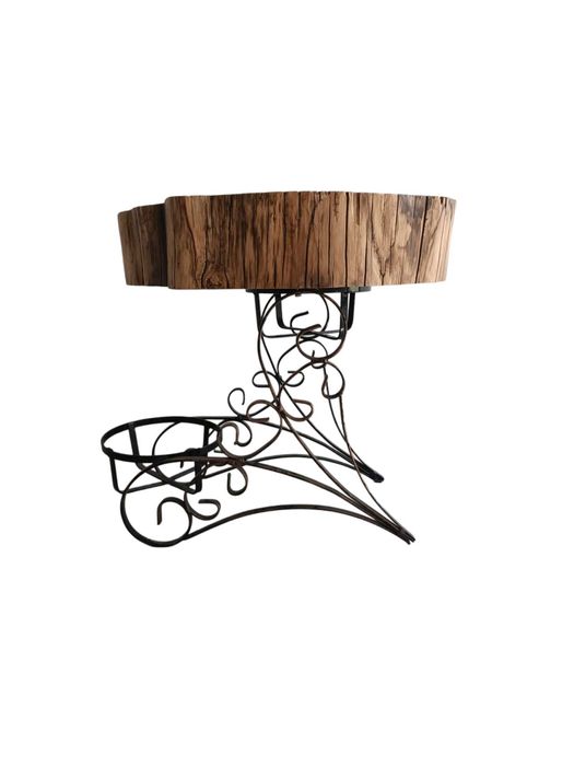 Noptiera buturuga Salcam Organic si Fier Forjat Manual - Premium