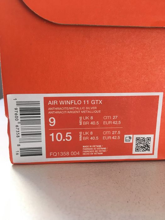 Nike air vinflo Gore-Tex