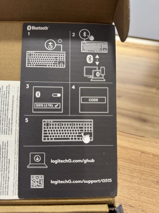 Нова! Logitech G515 Lightspeed TKL Геймърска клавиатура