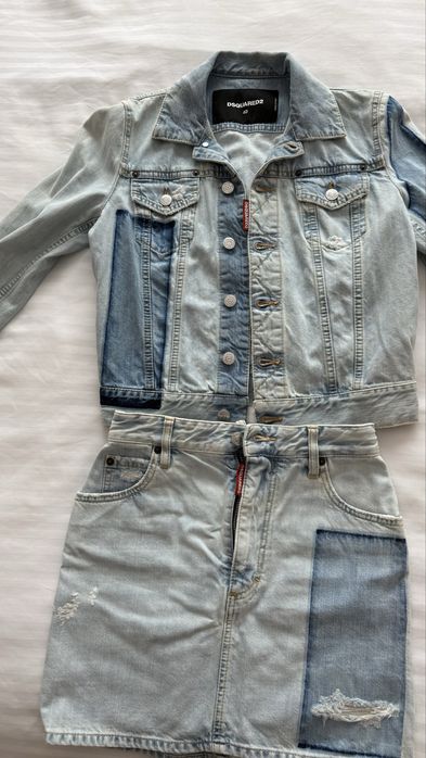 Дънково яке и пола DSQUARED2
